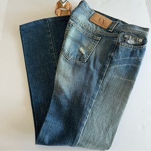 ARMANI EXCHANGE JEANS- WOMEN, SIZE 4 BLUE WASH